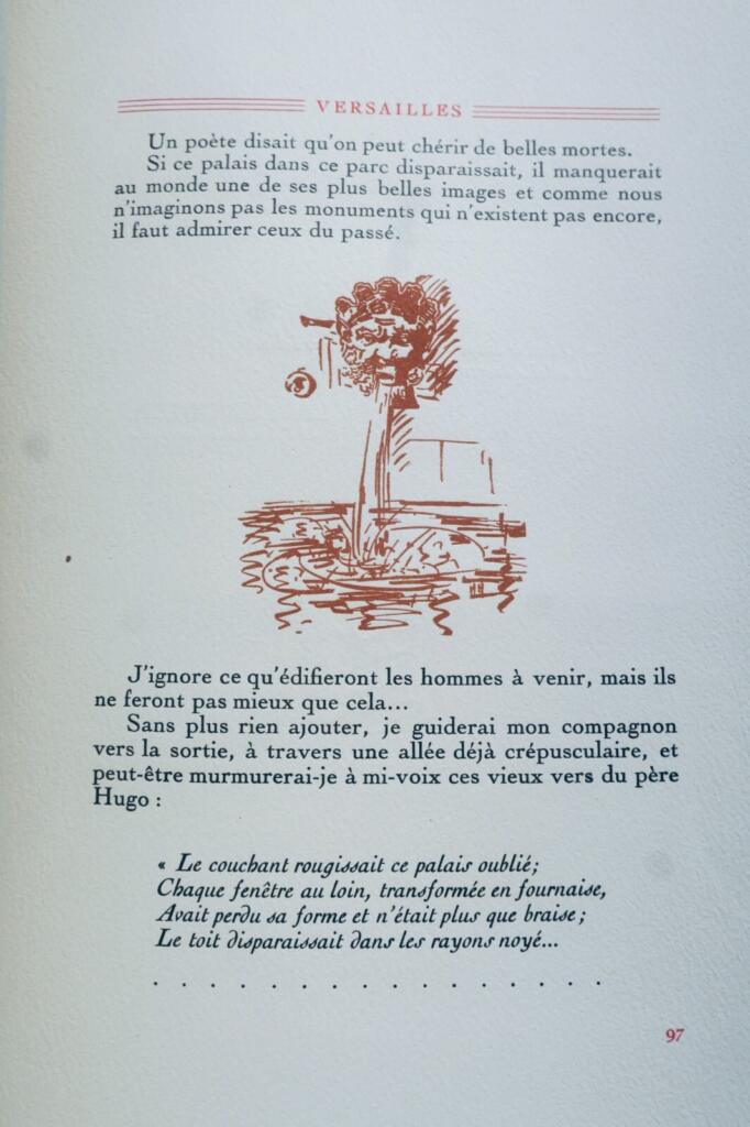 Versailles. Aquarelles et dessins d’Henri Huot