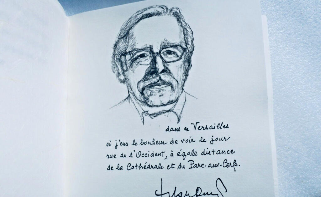 Illustrierte poetische Arbeit über Versailles