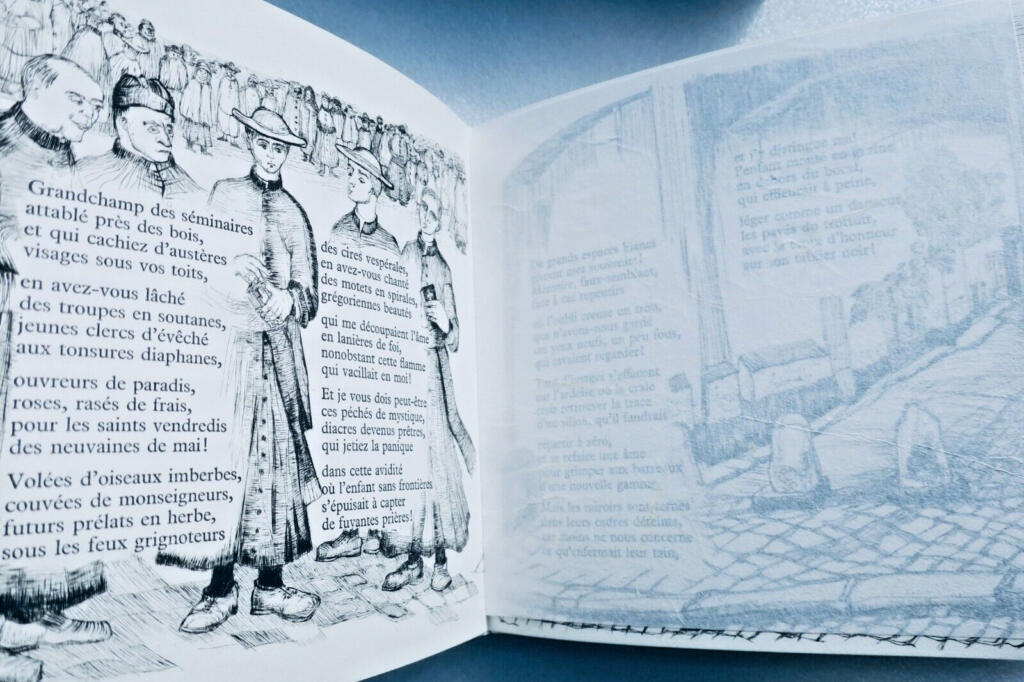 Illustrierte poetische Arbeit über Versailles