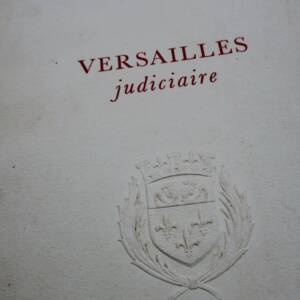 VERSAILLES judiciaire 5 cuivre originaux de M.Lefebvre 1971
