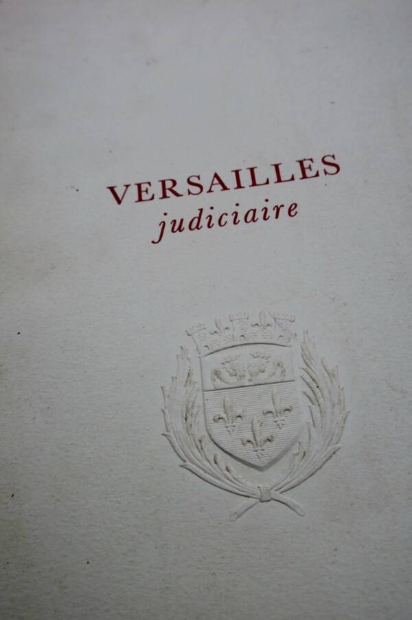 VERSAILLES judiciaire 5 cuivre originaux de M.Lefebvre 1971