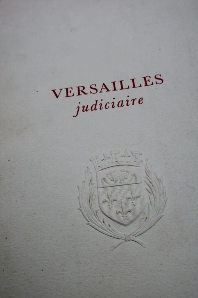 Gerichtliches Versailles - Originalkupferstiche