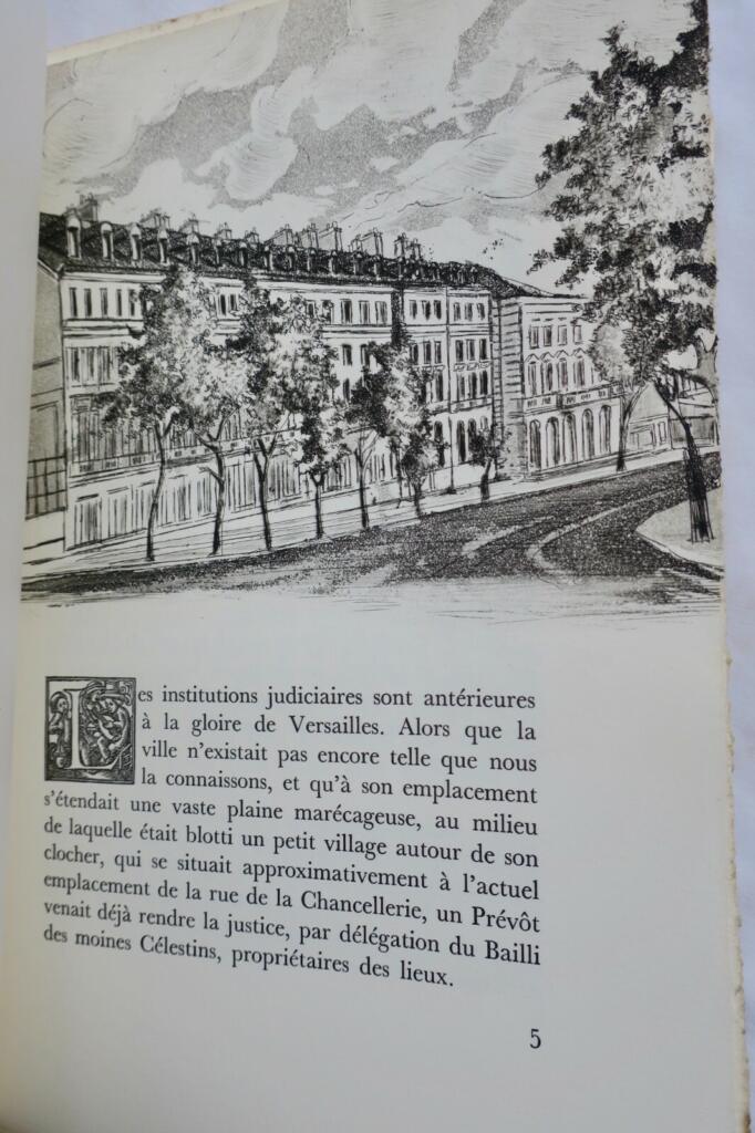 Judicial Versailles - Original Copper Engraving