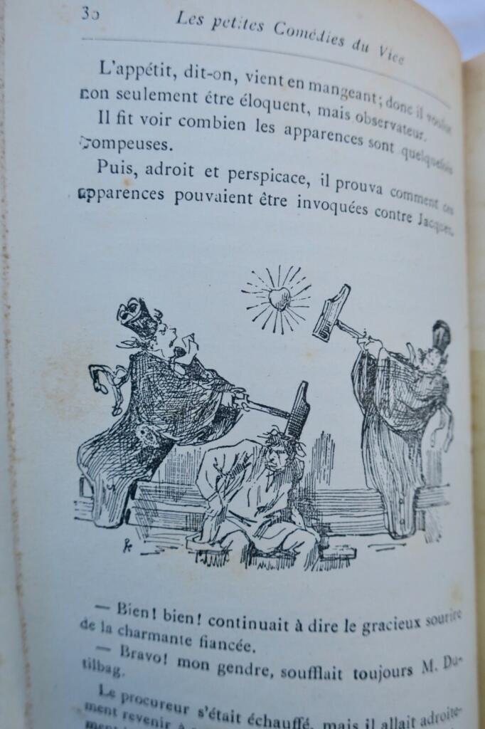 Kleine Komödien des Lasters mit Illustrationen von Benassit