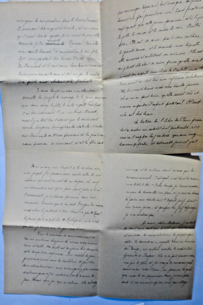 Three signed autograph letters