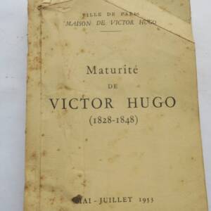 VICTOR HUGO Maturité de Victor Hugo (1828-1848)