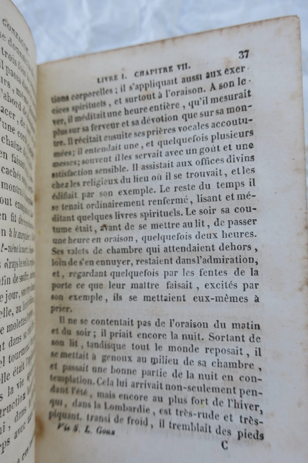 VIE DE St LOUIS DE GONZAGUE1839 – Image 4