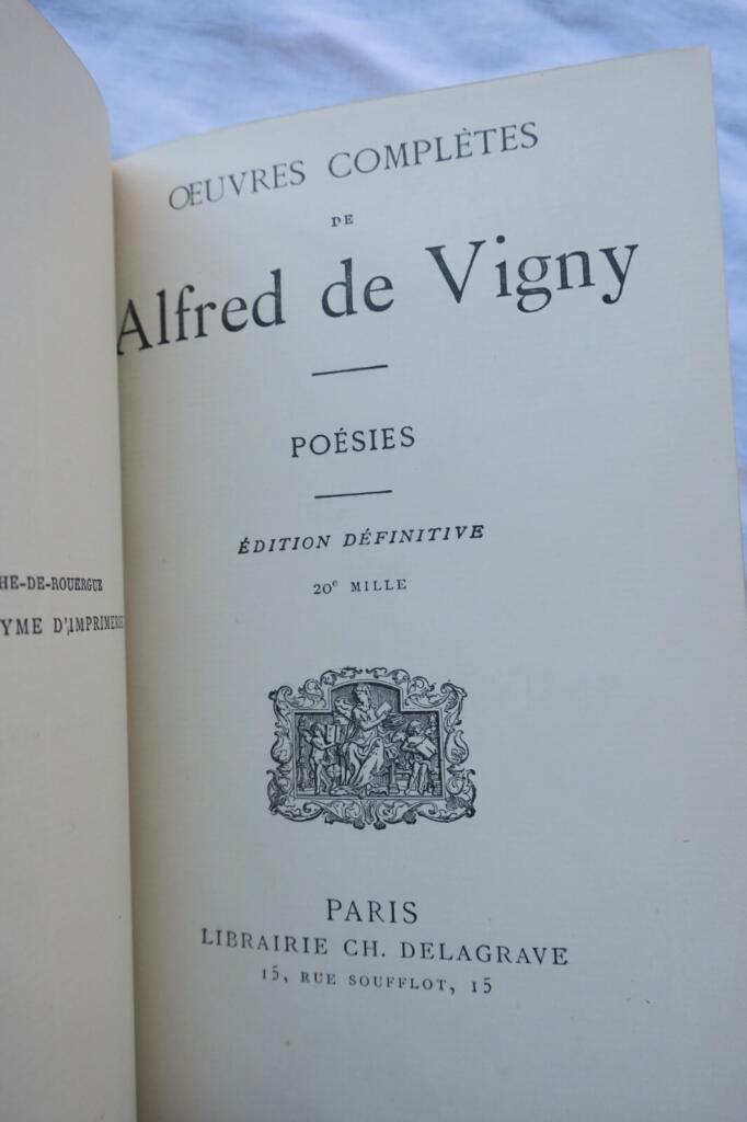 Poems by Vigny