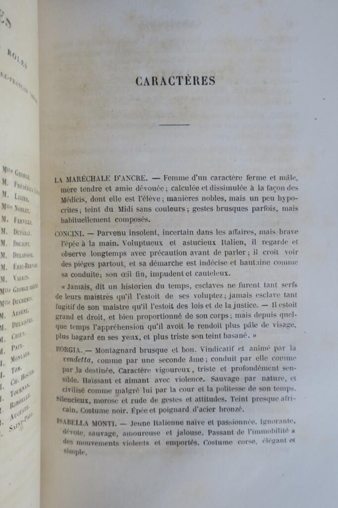 VIGNY Théâtre complet 1858