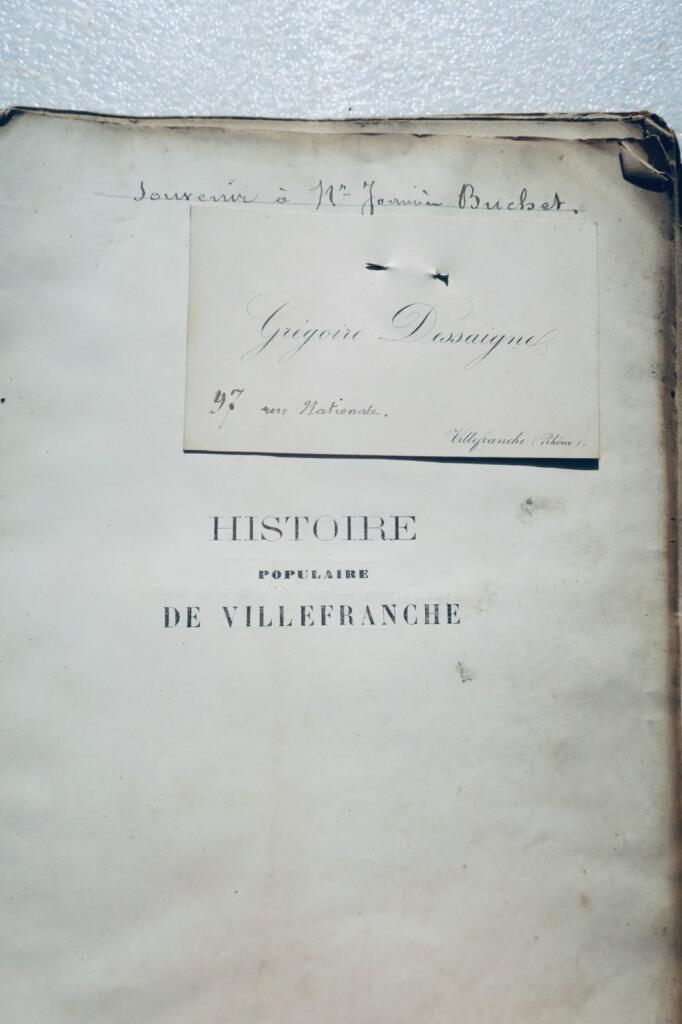 Villefranche, Hauptstadt des Beaujolais, LAPLATTE. Volksgeschichte von..1863