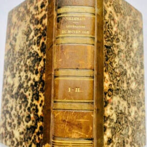 Villemain Cours de littérature française Moyen-âge 1830