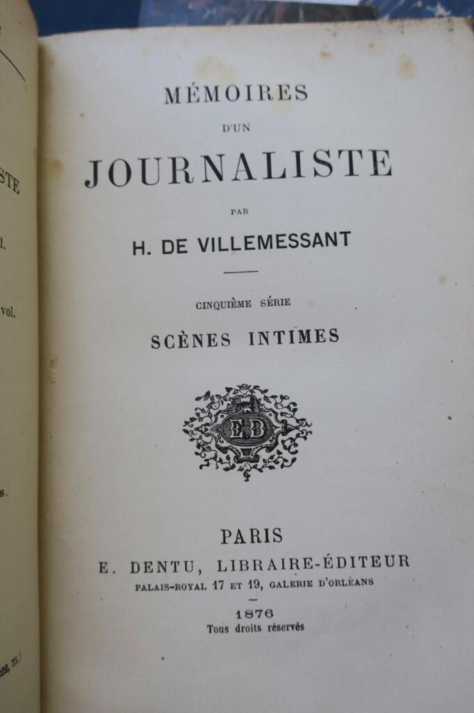 Memoirs of a Notable Journalist
