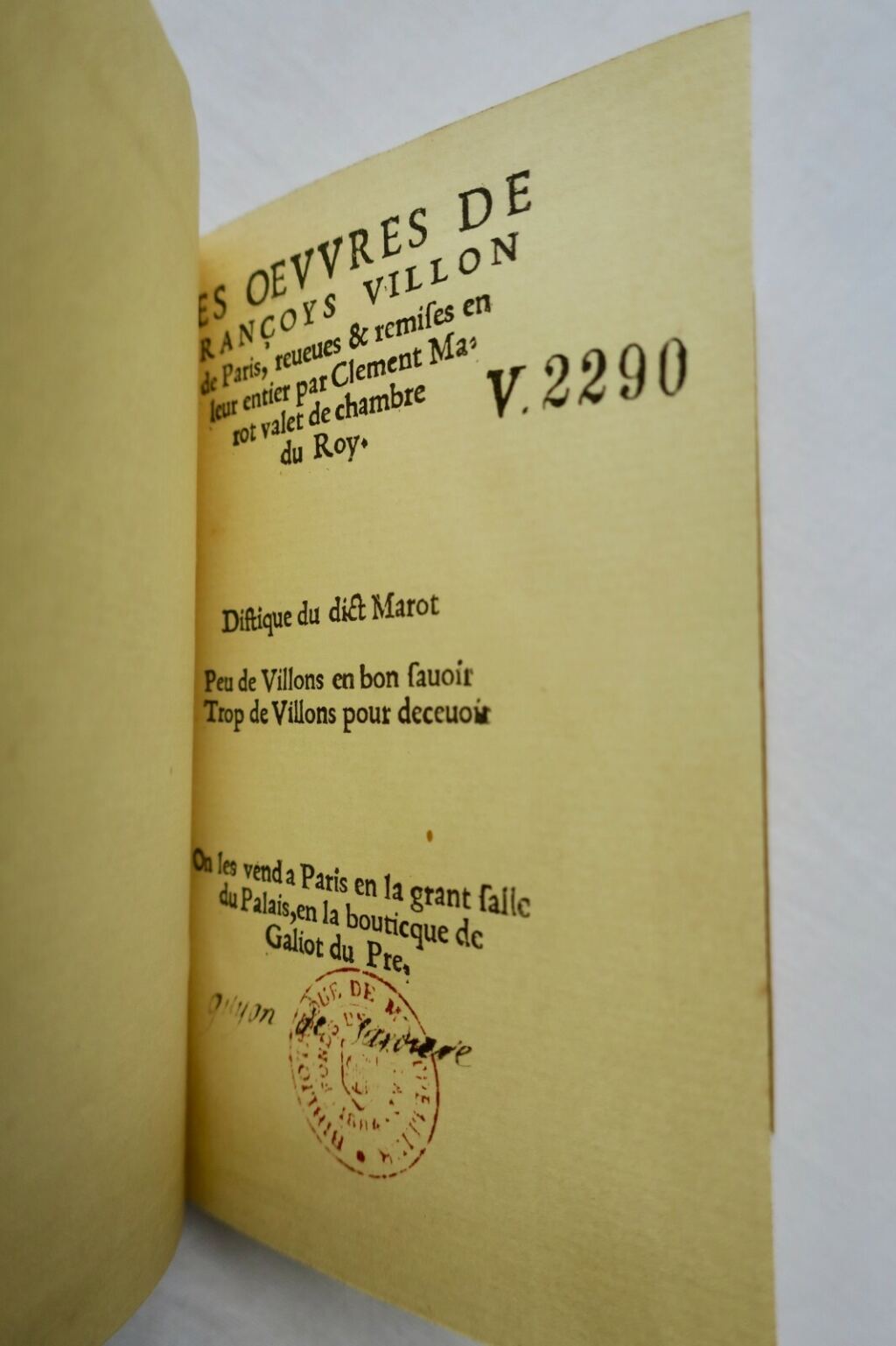 François Villons Zwei Testamente