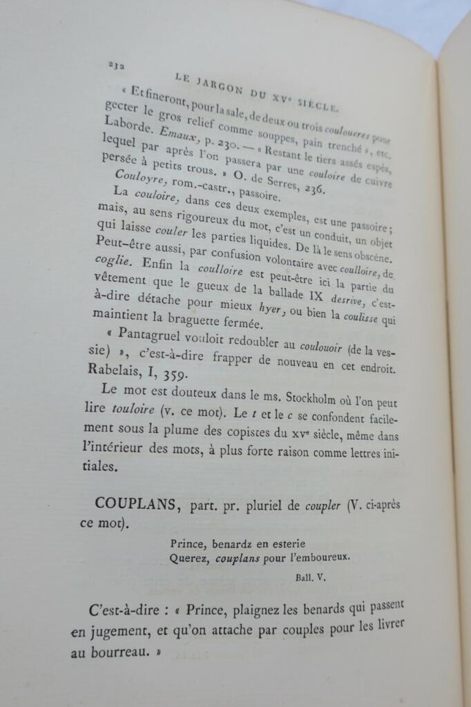 Analytical Dictionary of 15th Century Jargon