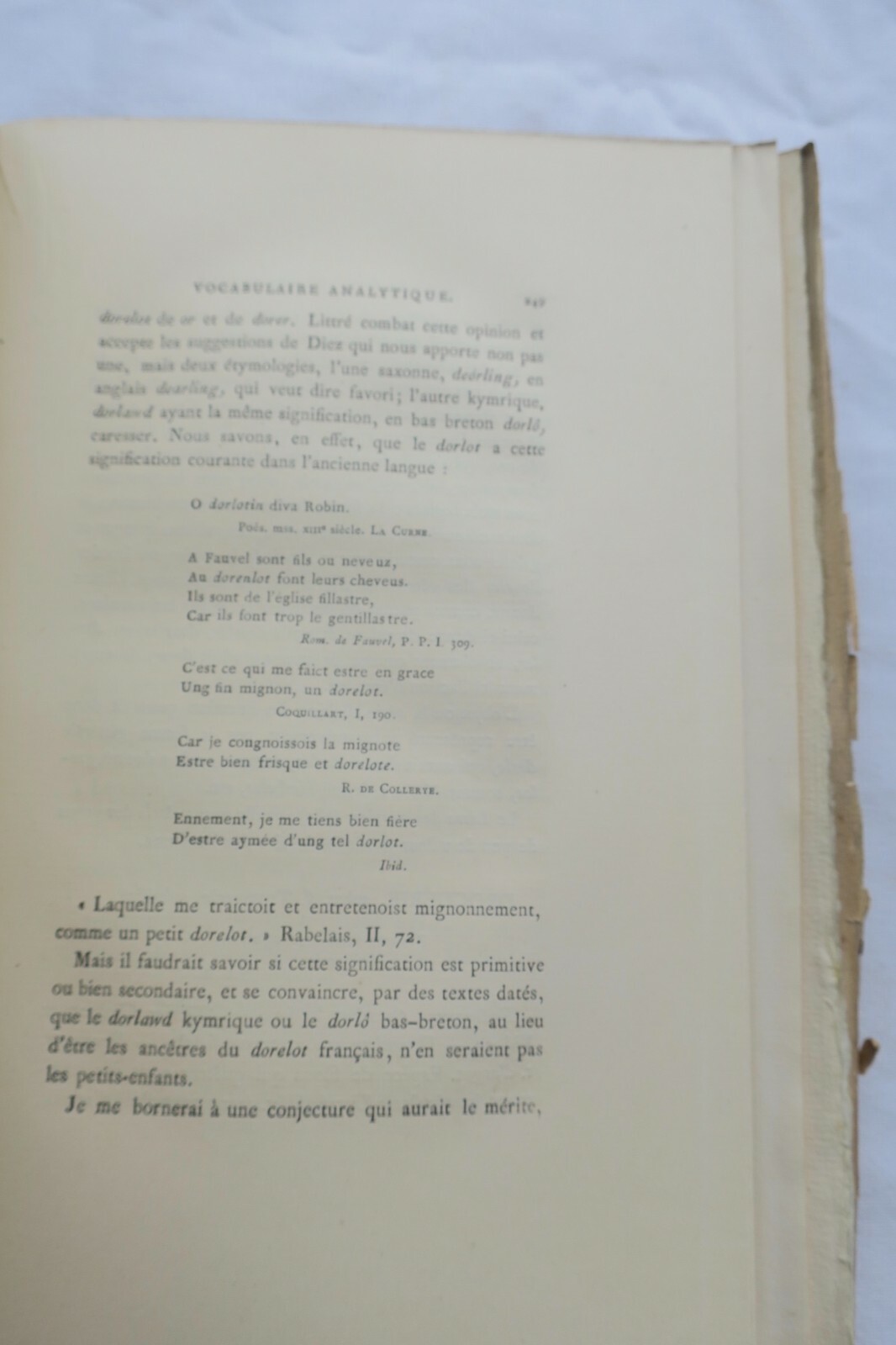 Analytisches Wörterbuch des Jargons des 15. Jahrhunderts<span class="lla-card-orig-wrap"><span class="lla-card-orig">❦ VILLON Le Jargon et Jobelin.. dictionnaire analytique du jargon 1889</span></span> - La Librairie Antique