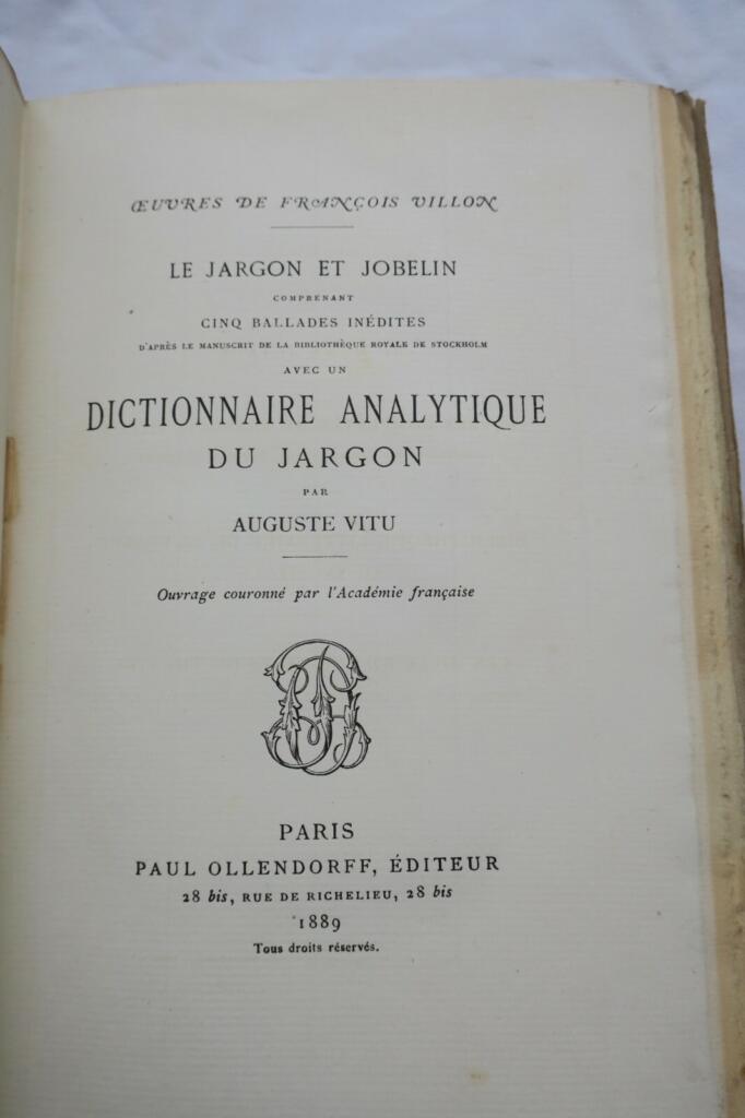 Analytical Dictionary of 15th Century Jargon