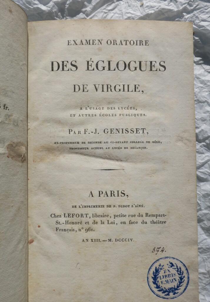 Rhetorische Prüfung von Virgils Eclogae