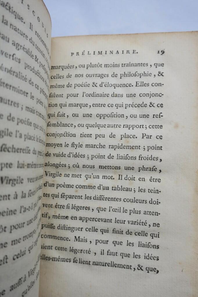 VIRGILE LILLE Abbé de OEUVRES DE L’ABBE DE LILLE contenant les GEORGIQUES DE VIR