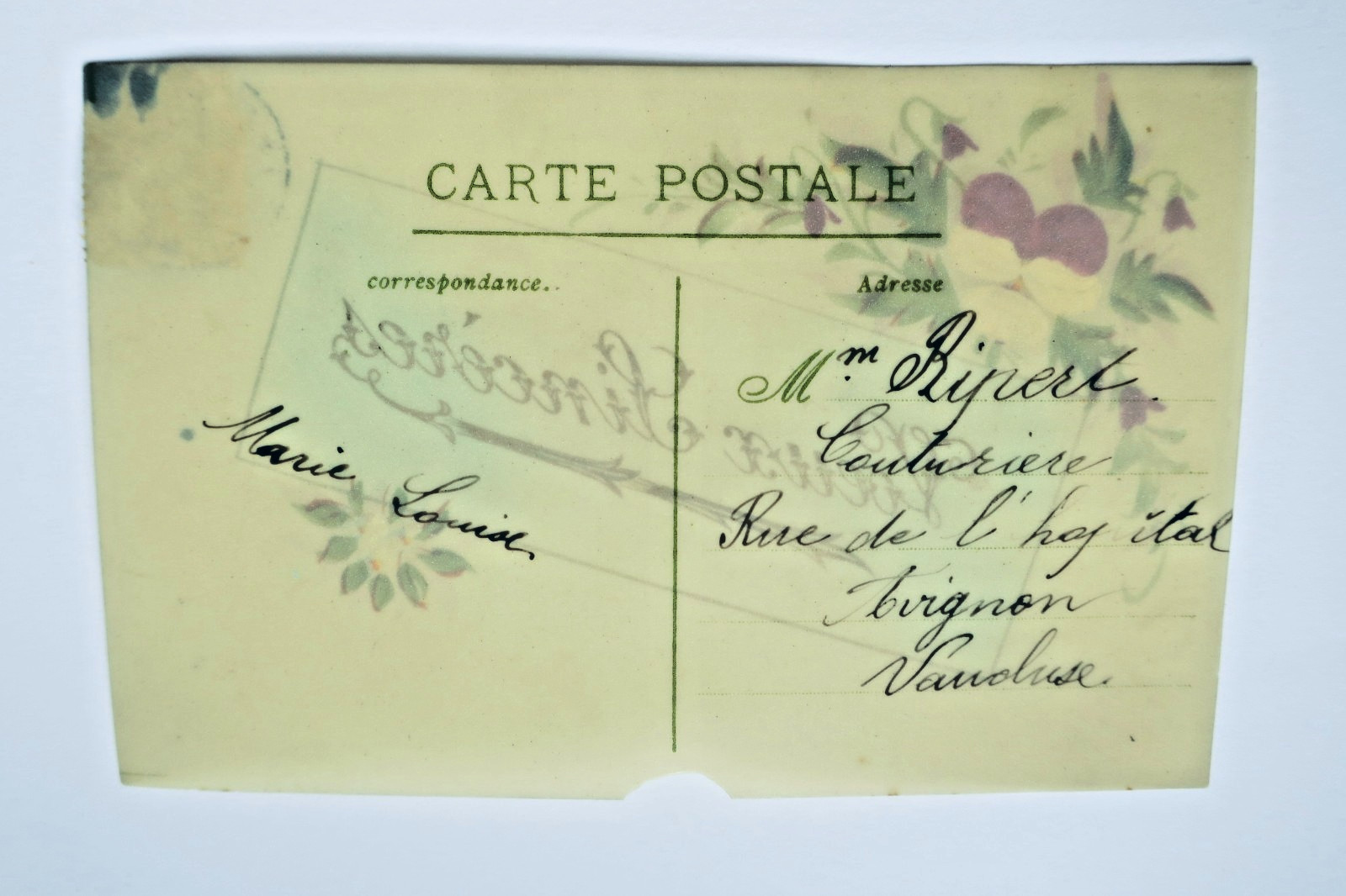 VOEUX SINCERES 1905 - La Librairie Antique