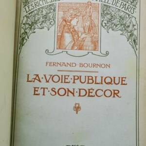 voie publique BOURNON La voie publique et son décor. 1909