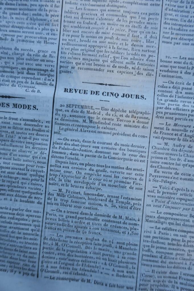 French & Foreign Press Gazette, 2nd Half 1835
