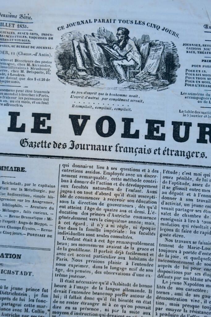 French & Foreign Press Gazette, 2nd Half 1835