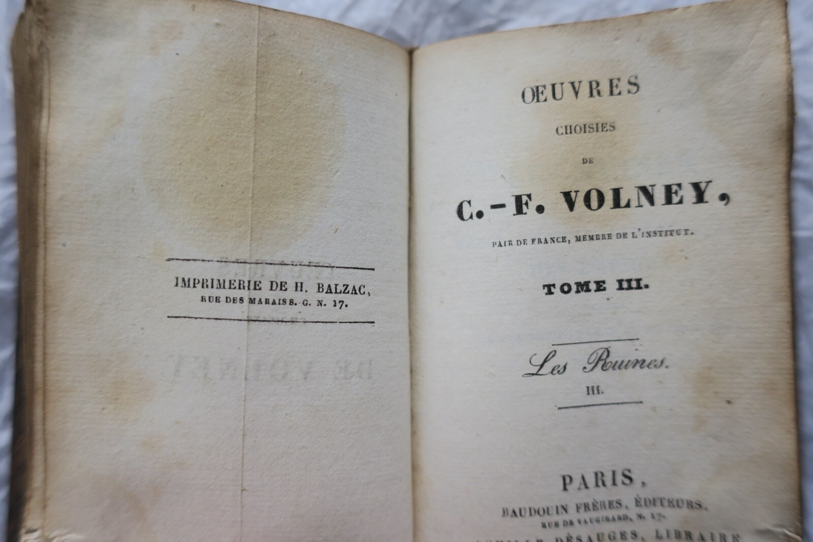 Selected Works of C.-F. Volney - Image 6