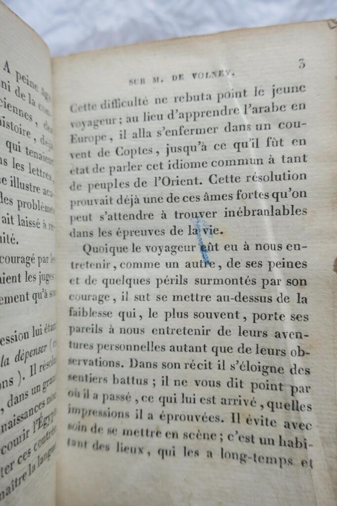 Volney Oeuvres choisies de C.-F. Volney 1827 mini