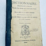 volof DICTIONNAIRE FRANCAIS-VOLOF - PRECEDE D'UN ABREGE DE LA GRAMMAIRE 1923