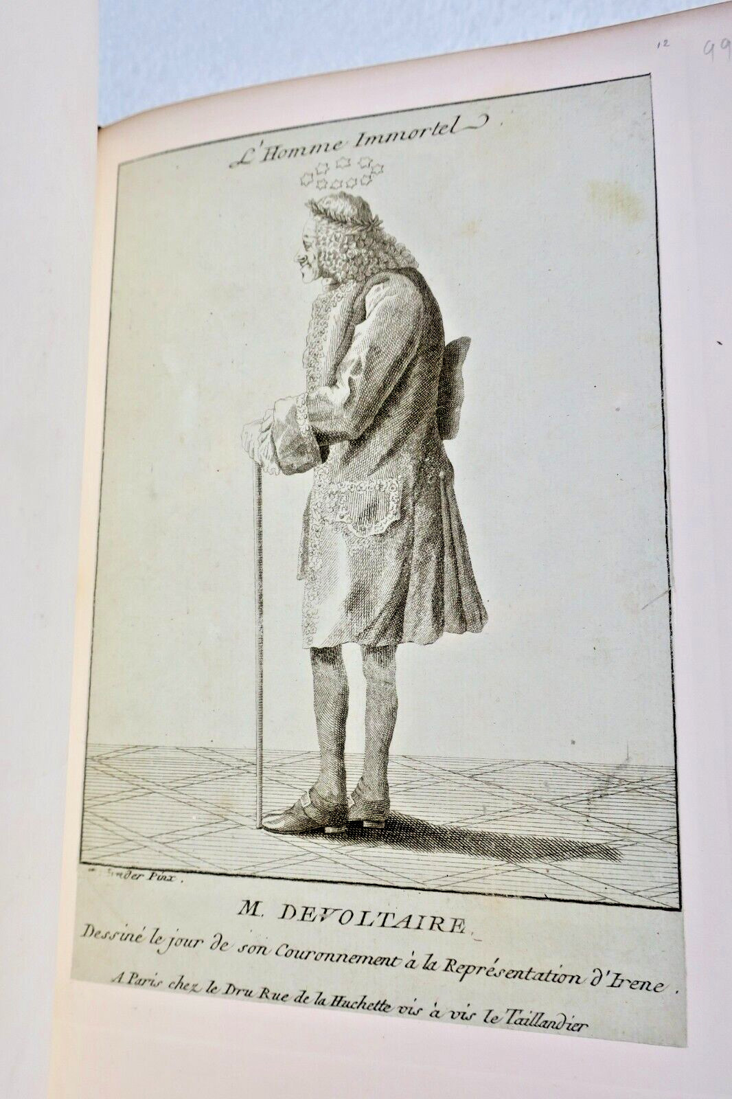 Voltaire 178 portraits, frontispices...gravures sur cuivre, acier, eaux-fortes – Image 12