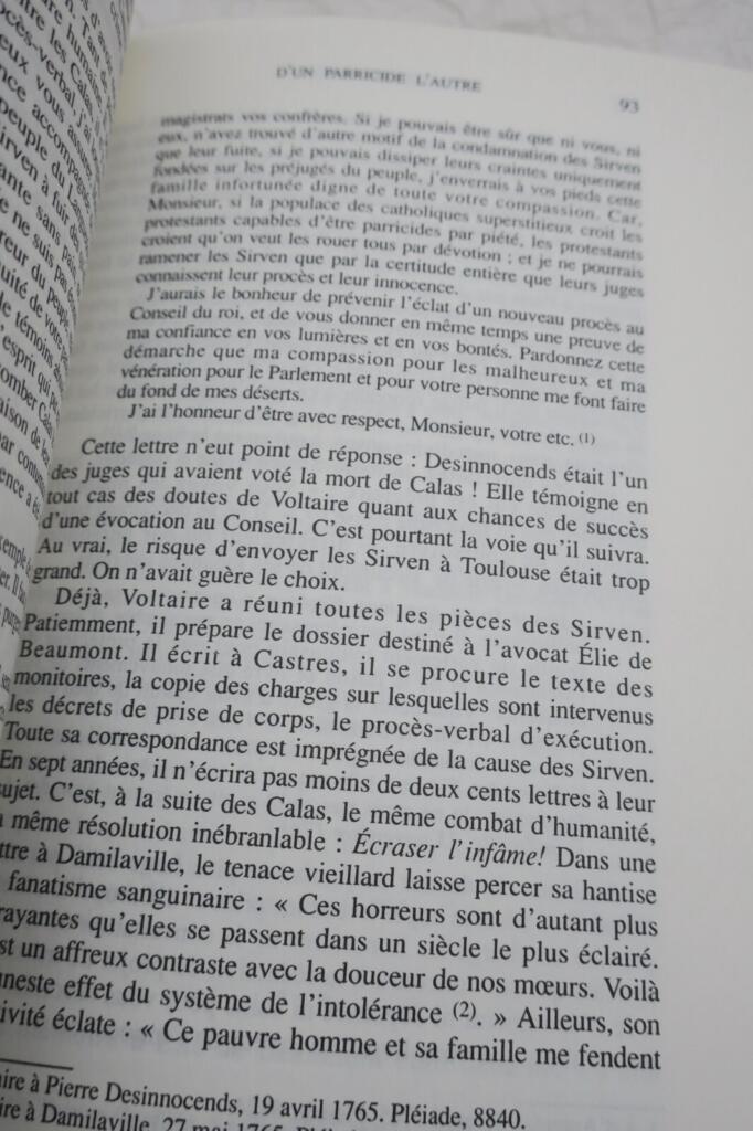 VOLTAIRE AVOCAT – CALAS, SIRVEN ET AUTRES AFFAIRES