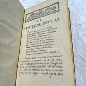 Voltaire Recueil de différens poèmes, contenant: Le Temple du gout..1773