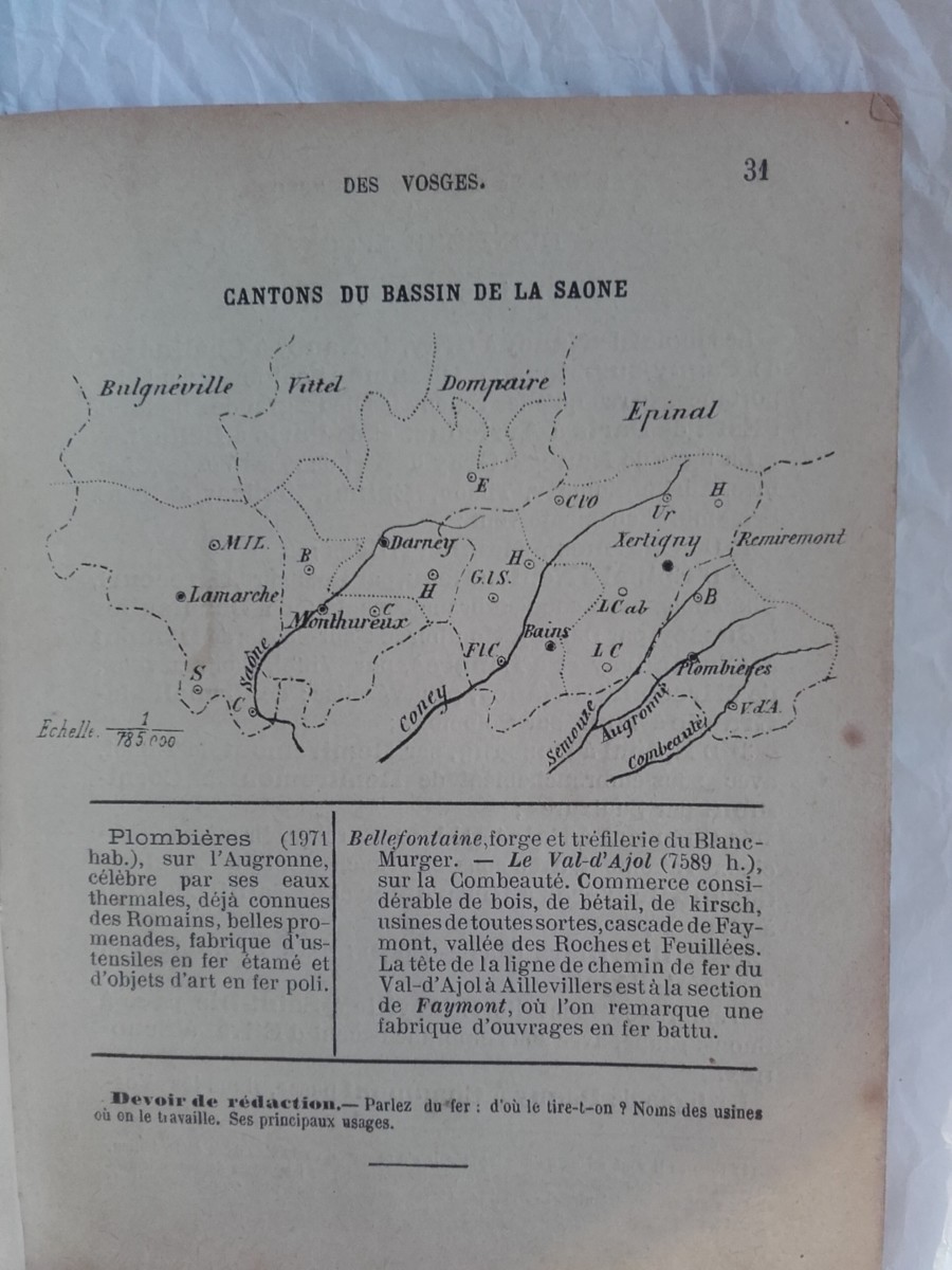 VOSGES PETITE GEOGRAPHIE METHODIQUE DES VOSGES – Image 3