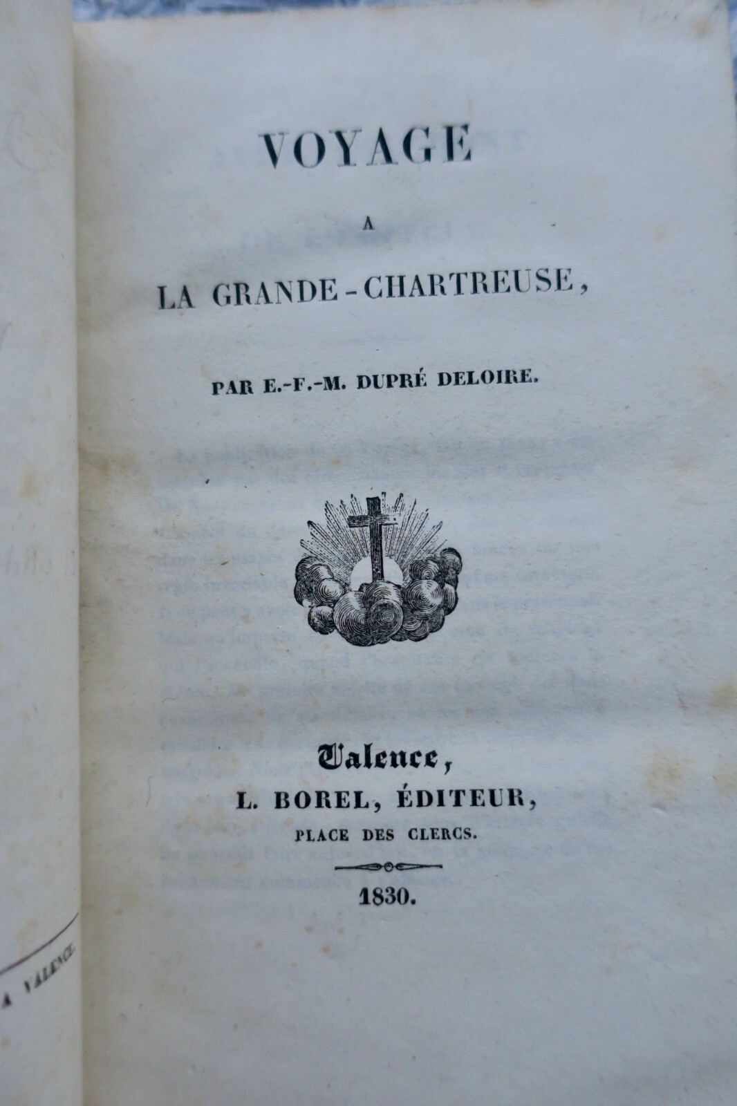 Reise zur Grande-Chartreuse<span class="lla-card-orig-wrap"><span class="lla-card-orig">❦ Voyage à la Grande-Chartreuse 1830</span></span> - La Librairie Antique