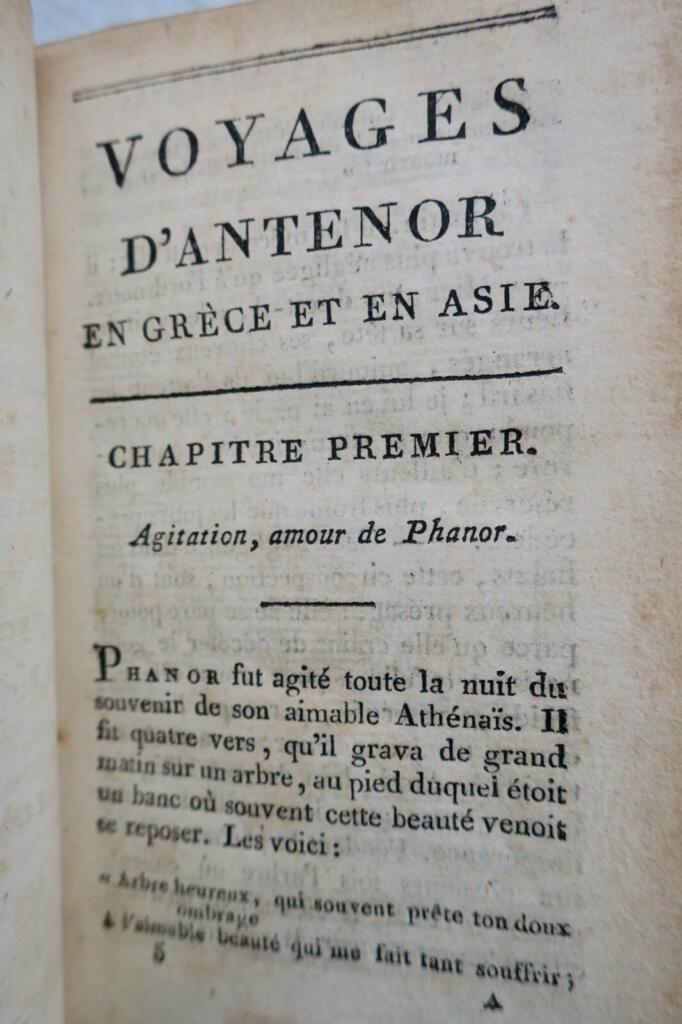 Voyages d&rsquo;Antenor en Grece et en Asie 1800
