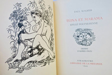 A Polynesian Love Story<span class="lla-card-orig-wrap"><span class="lla-card-orig">❦ WALKER Paul TEINA ET MARAMA, IDYLLE POLYNESIENNE</span></span> - La Librairie Antique