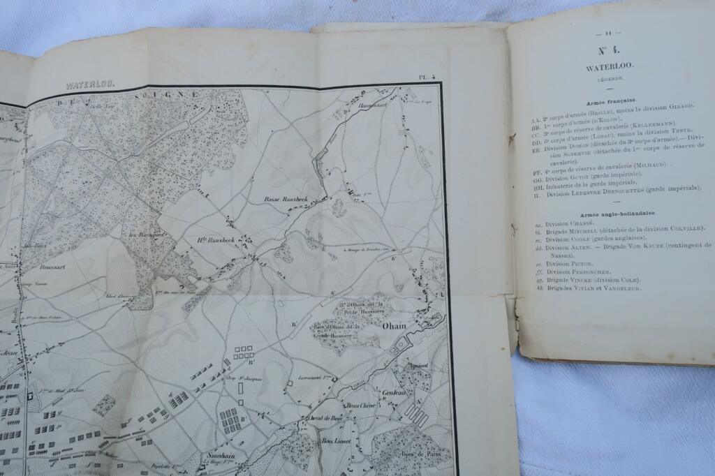 Waterloo Charras. Campagne de 1815 – Waterloo. – Atlas spécial