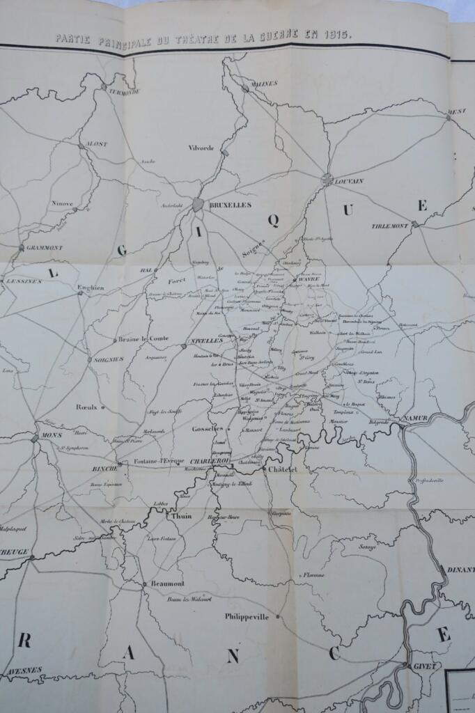 Waterloo Charras. Campagne de 1815 – Waterloo. – Atlas spécial