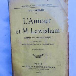 WELLS H-G L'AMOUR ET M. LEWISHAM - HISTOIRE D'UN TRES JEUNE COUPLE 1906