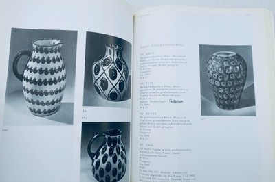 Art and design items from around 1900