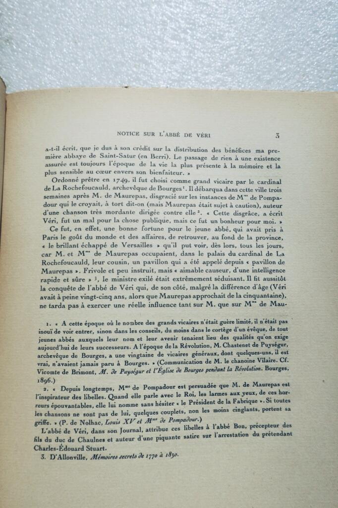 Witte, Jehan de Journal de L`Abbe de Veri