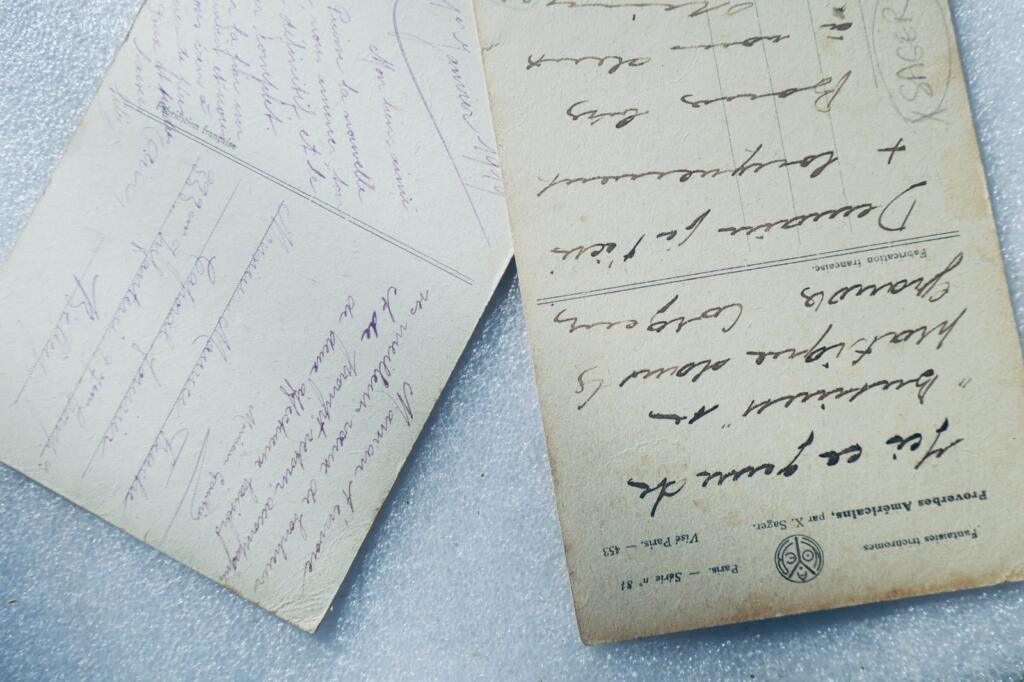 Xavier SAGER 2 cartes postales
