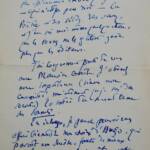 Yves-Gérard Le Dantec belle lettre autographe manuscrite & signée