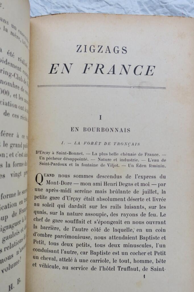 Zigzags en France 1905
