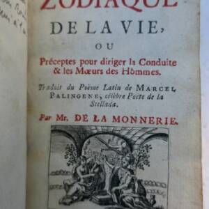 Zodiaque de la vie 1731