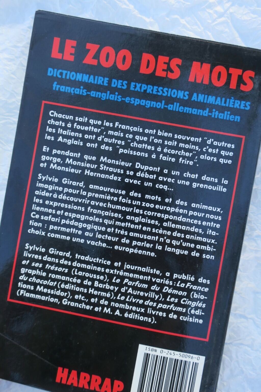 Tierwörterbuch: Tierische Ausdrücke Englisch/Spanisch/Deutsch