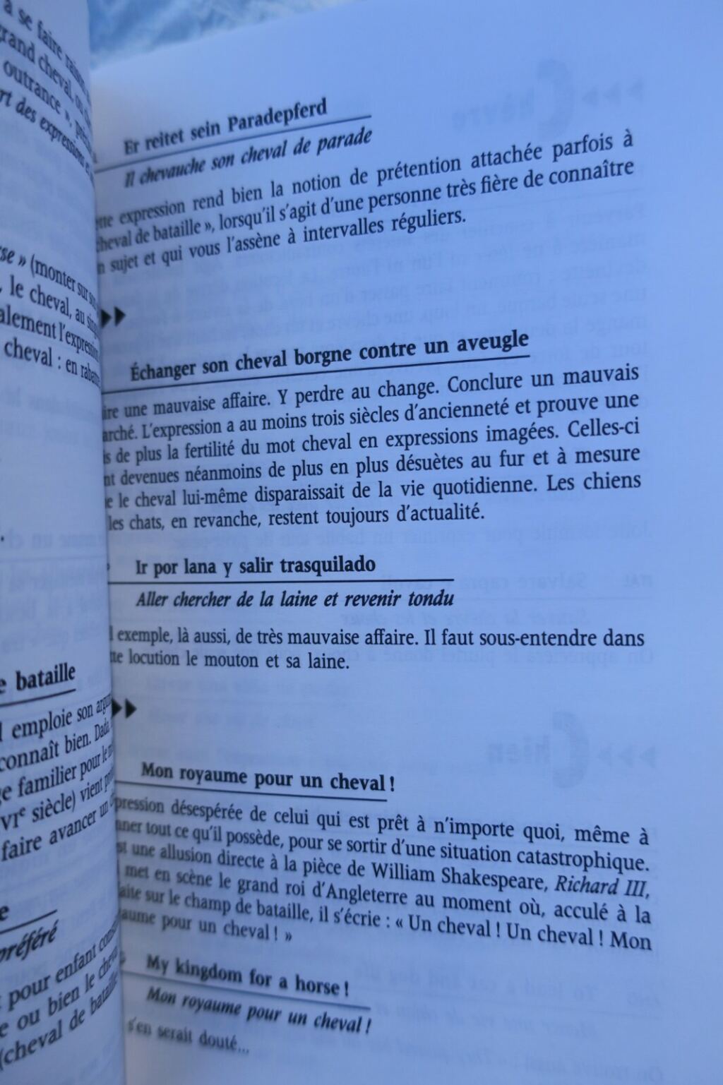 Tierwörterbuch: Tierische Ausdrücke Englisch/Spanisch/Deutsch