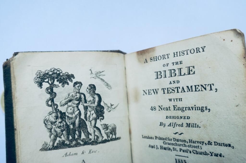 minuscule Bible Mills Short History of the Bible and New Testament 1815