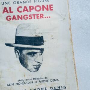 Al Capone JOHNSON Jim A great figure: Al Capone, gangster 1933