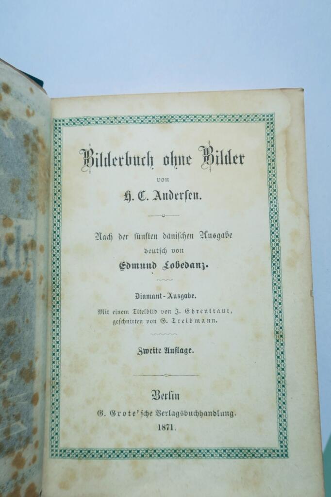 Andersen&rsquo;s bilderbuch ohne bilder 1871